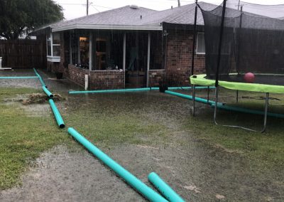 flooding in yard